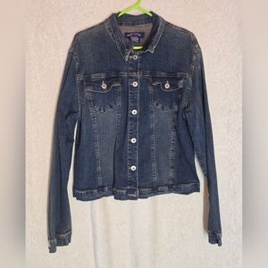 Women's Denim Jacket C'est CT T01 Stretch Blue Size XL Ctton/Spandex